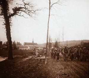 Infanterie, Genicourt, Nordfrankreich, ca. 1914-1918 von Unbekannt