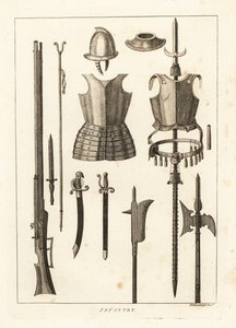 Infanterierüstung und Waffen von Unbekannt
