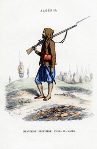 Infanterie von Abd-el-Kader, Algerien von Unbekannt