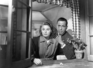 Ingrid Bergman und Humphrey Bogart in Casablanca, 1942 von Unbekannt