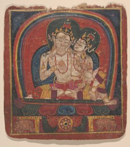 Initiationskarte Tsakalis: Vairochana, frühes 15. Jahrhundert von Unbekannt