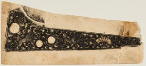 Tintenabdruck von einem Colt-Revolver, ca. 1854