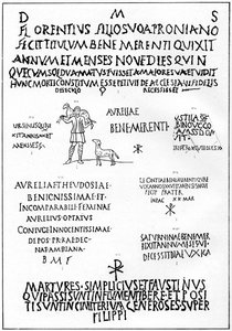 Inschriften aus den Katakomben, Rom, 1926 von Unbekannt
