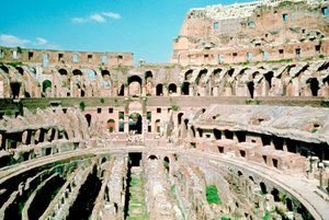 Im Kolosseum, Rom, Italien