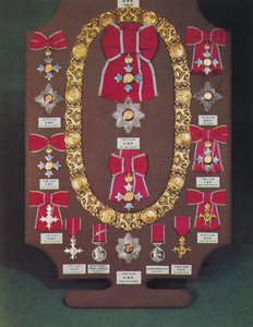 Insignien des Order of the British Empire, 1953 von Unbekannt