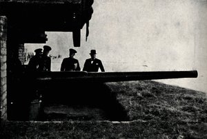 Inspektion der Küstenverteidigung, ca. 1940, 1945 von Unbekannt