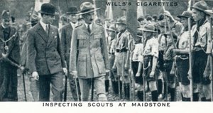 Inspektion von Pfadfindern in Maidstone, 1929 1937 von Unbekannt