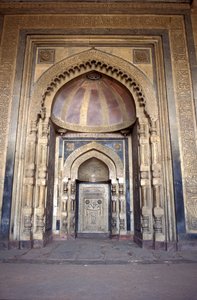 Innenraum der Mogul-Moschee, Delhi, Indien