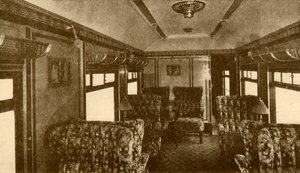 Innenraum des Pullman-Wagens, Marjorie, Southern Railway, 1930