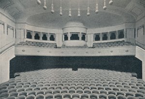 Innenraum eines neuen Kino-Theaters im Westend von Berlin, ca. 1913 von Unbekannt