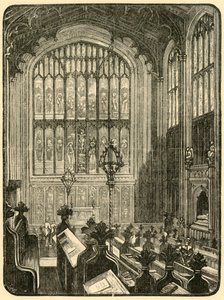 Innenraum der Kapelle, 1898