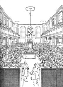 Innenansicht des Unterhauses im Jahr 1742, 1905 von Unbekannt
