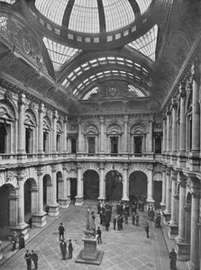Innenraum der Royal Exchange, City of London, ca. 1910 1911 von Unbekannt