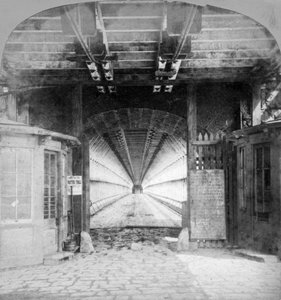 Innenraum der Hängebrücke, Niagarafälle, Kanada, frühes 20. Jahrhundert von Unbekannt