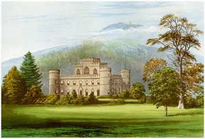 Inveraray Castle, Argyllshire, Schottland, Heimat des Herzogs von Argyll, ca. 1880 von Unbekannt