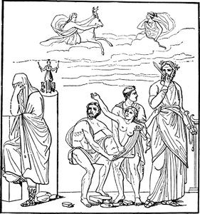 Iphigenie, Tochter von Agamemnon, König von Mykene, um 1900