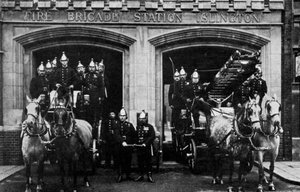 Feuerwehr von Islington, London, 1901, 1951