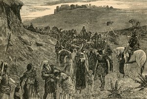 Israeliten gehen in die Gefangenschaft, 1890 von Unbekannt