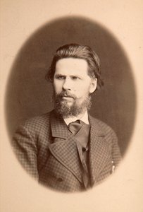 Iwan Kramskoi, russischer Künstler, 1870er Jahre von Unbekannt