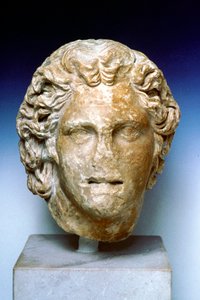 Elfenbeinporträtbüste von Alexander dem Großen, 4. Jahrhundert v. Chr.