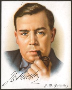 JB Priestley, britischer Romanautor, Dramatiker, Essayist und Rundfunksprecher, um 1927 von Unbekannt