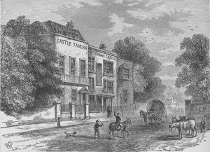 Jack Straws Castle, Hampstead, London, um 1900 von Unbekannt