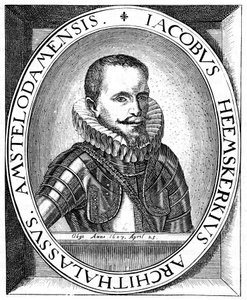 Jacob van Heemskerk, niederländischer Marineoffizier und Entdecker, ca. 1595 von Unbekannt
