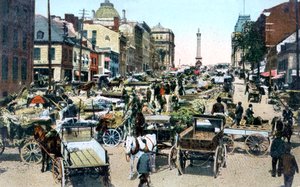 Jacques Cartier Markt, Montreal, Kanada, ca. 1900er