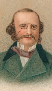 Jacques Offenbach, 1819-1880 deutsch-französischer Komponist, Cellist und Impresario, 1911 von Unbekannt