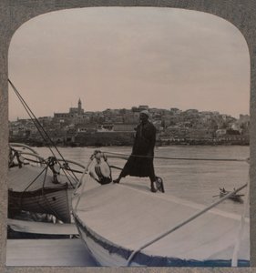 Jaffa, das antike Joppa vom Meer aus, um 1900 von Unbekannt