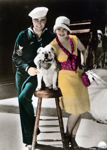 James Hall 1900-1940 und Clara Bow 1905-1965, amerikanische Schauspieler, 20. Jahrhundert von Unbekannt