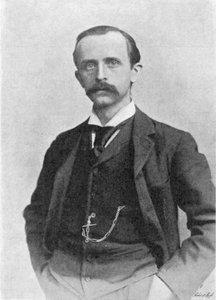James Matthew Barrie 1860-1937, schottischer Dramatiker und Romanautor, ca. 1895 von Unbekannt