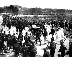 Japanische Truppen, Korea, 1900