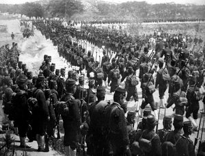 Japanische Truppen, Korea, 1900