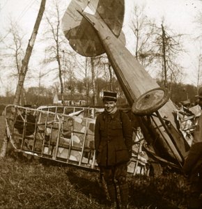 Jean Chaput vor seinem 11. Sieg, ca. 1914-1918 von Unbekannt