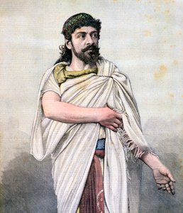 Jean Mounet-Sully als Ödipus in Oedipe roi, Comédie Française, 1892 von Unbekannt