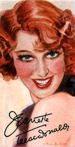 Jeanette MacDonald, 1903-1965, Sängerin und Schauspielerin, 20. Jahrhundert