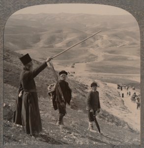 Jericho-Straße, nahe dem Samariter-Gasthaus, um 1900 von Unbekannt