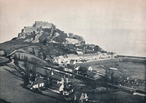 Jersey - Gorey und Mont Orgueil Castle, 1895 von Unbekannt