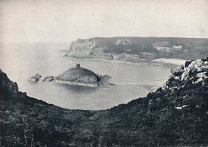 Jersey - Portelet Bay und Janvrin Island, 1895 von Unbekannt