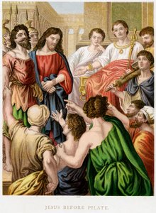 Jesus vor Pilatus, Mitte des 19. Jahrhunderts