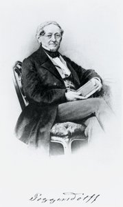 Johann Christian Poggendorf, deutscher Physiker, Mitte des 19. Jahrhunderts von Unbekannt