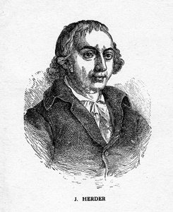 Johann Gottfried von Herder, deutscher Dichter, Kritiker, Theologe und Philosoph, 19. Jahrhundert
