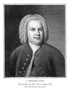 Johann Sebastian Bach 1685-1750, deutscher Komponist und Organist, 1746 von Unbekannt