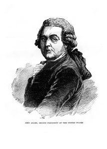 John Adams, der zweite Präsident der Vereinigten Staaten von Unbekannt