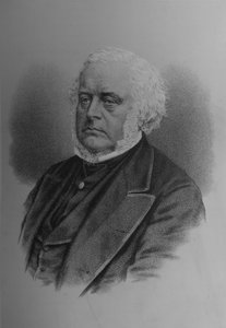 John Bright, britischer Politiker und Redner, 1870er Jahre