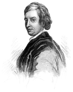 John Dryden, englischer Dichter, Literaturkritiker und Dramatiker des 17. Jahrhunderts, um 1850 von Unbekannt