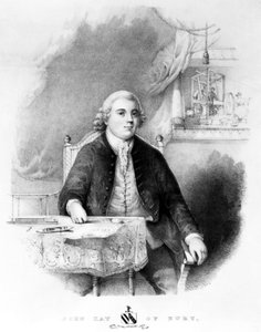 John Kay, englischer Erfinder, ca. 1755