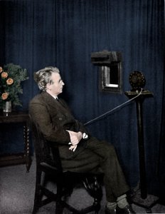 John Logie Baird 1888-1946, schottischer Elektroingenieur und Fernsehpionier, 1920er Jahre