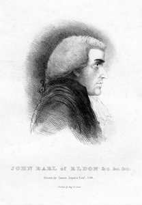 John Scott 1751-1838, 1. Earl of Eldon, Lordkanzler von Großbritannien, 19. Jahrhundert von Unbekannt